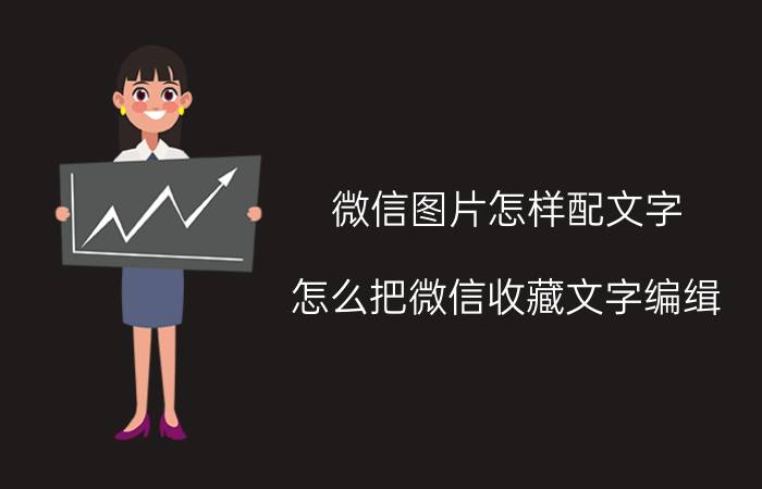 微信图片怎样配文字 怎么把微信收藏文字编缉？